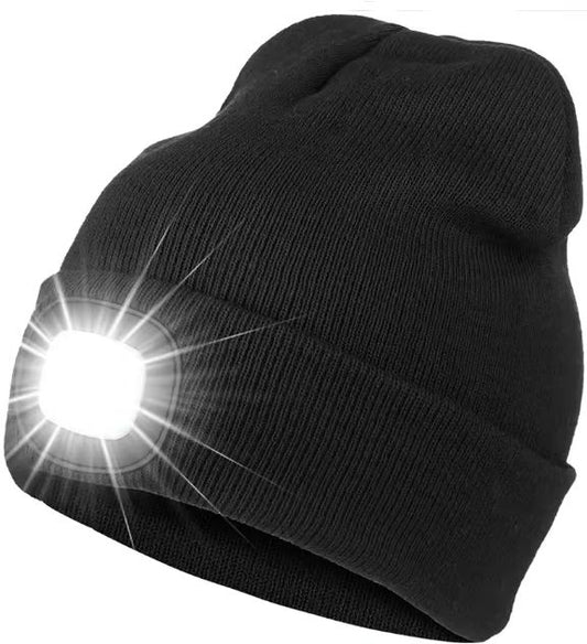 🔦 Gorro Térmico con Luz LED Recargable – Ilumina y Abrígate al Mismo Tiempo